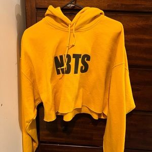 camila cabello cropped hoodie